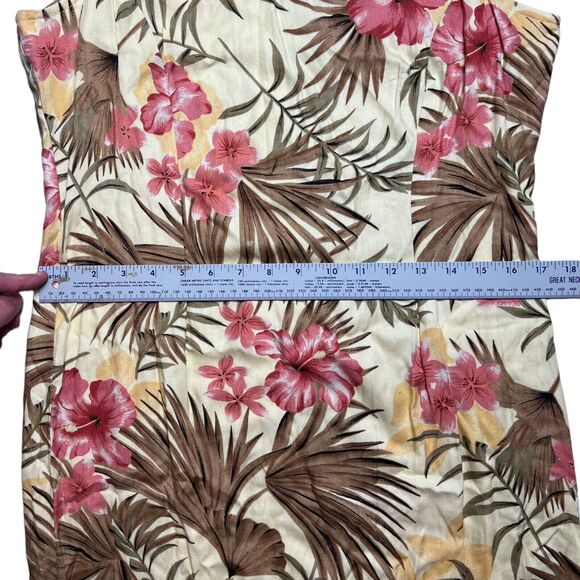 VINTAGE Deadstock 90’s Hawaiian Dress Size 10 Bahama Beach Shift Tank Style - Picture 7 of 8